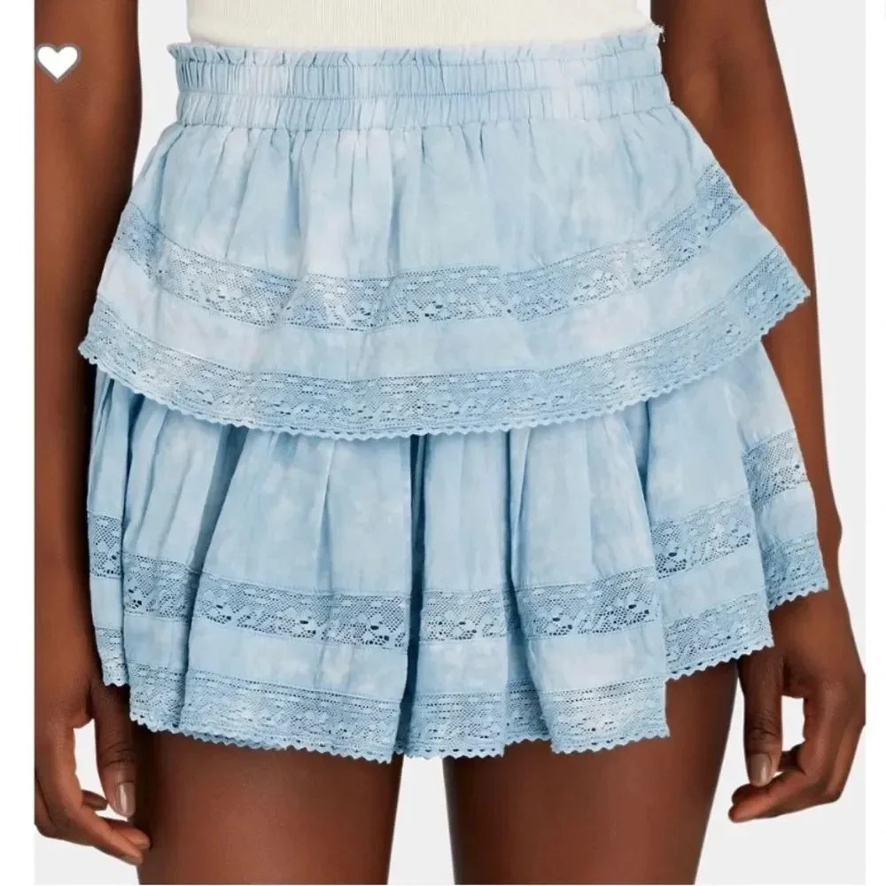 LoveShackFancy Ruffle Mini Skirt - Picture 5 of 15